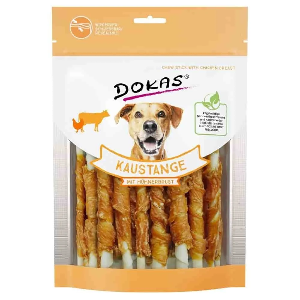 "Kauwstaaf hond, kauwstaaf kip hond, hondensnack kauwstaaf, met kippenborst 200g image"