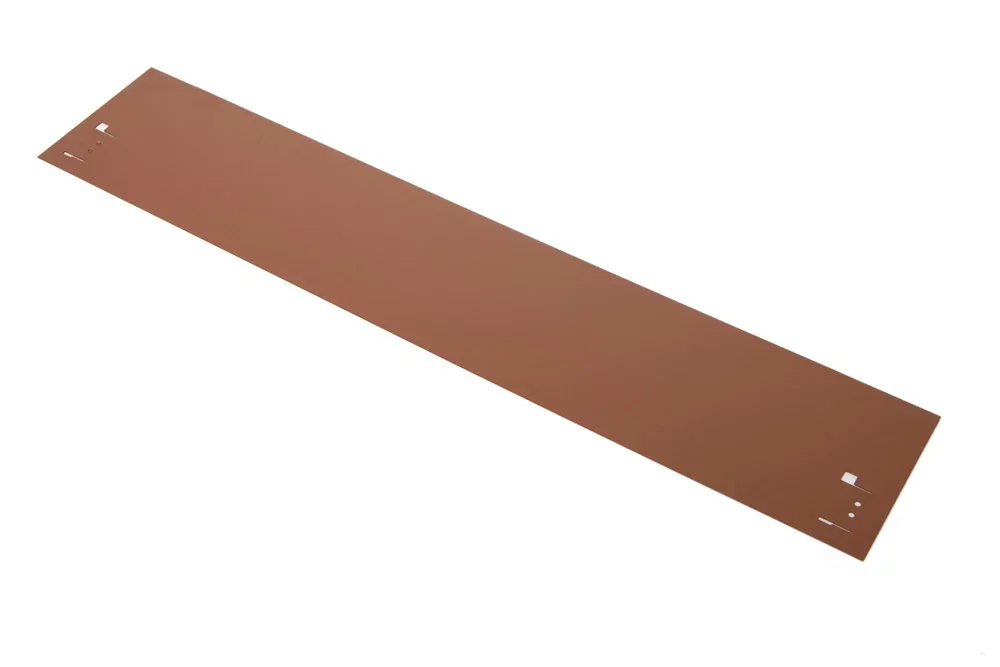 "Metalen gazonrand, hoogte 13,5-18,5 cm, lengte 120 cm, bruin, 1 stuk image"