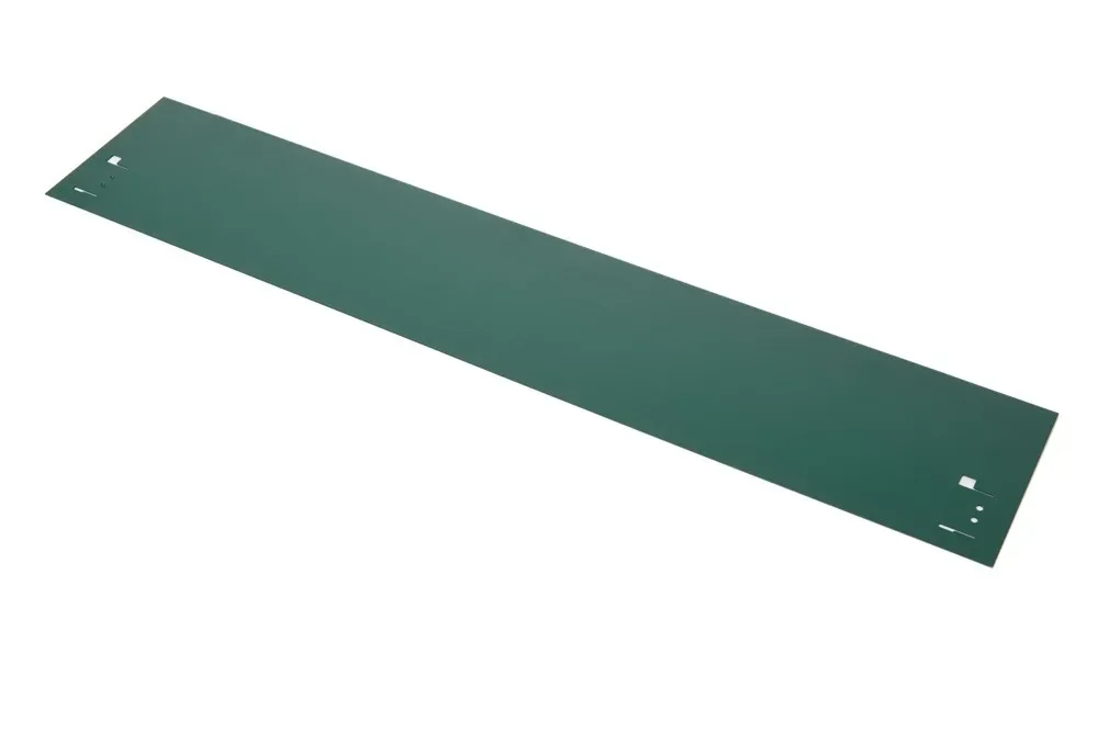 "Metalen borderrand, hoogte 13,5-18,5 cm, lengte 120 cm, groen, set van 10 stuks image"