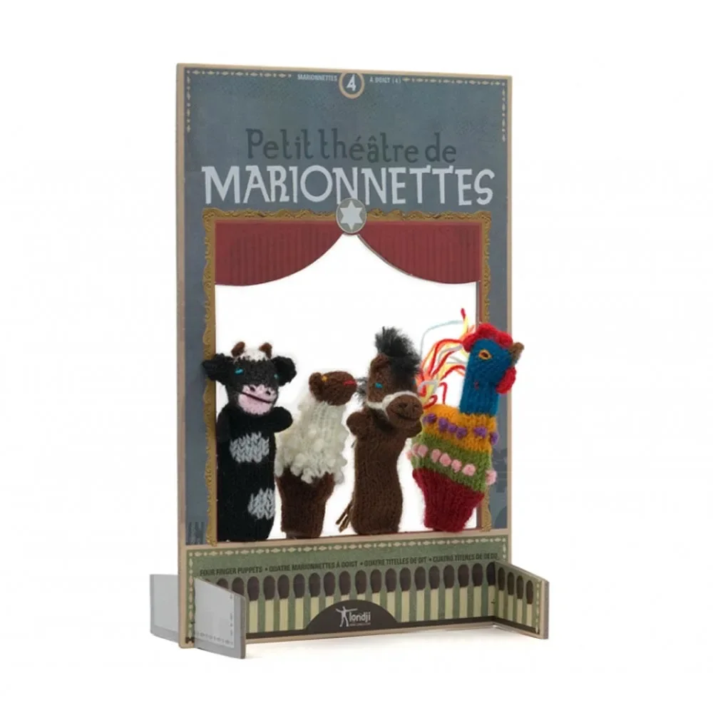 "Londji vingerpoppenset boerderijdieren image"