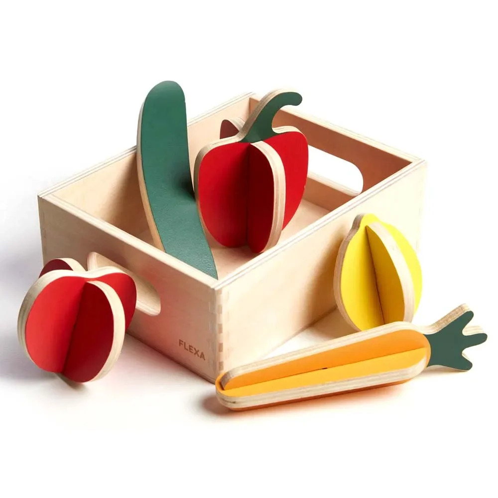 "Flexa Kids Speelvoeding Hout Groente image"