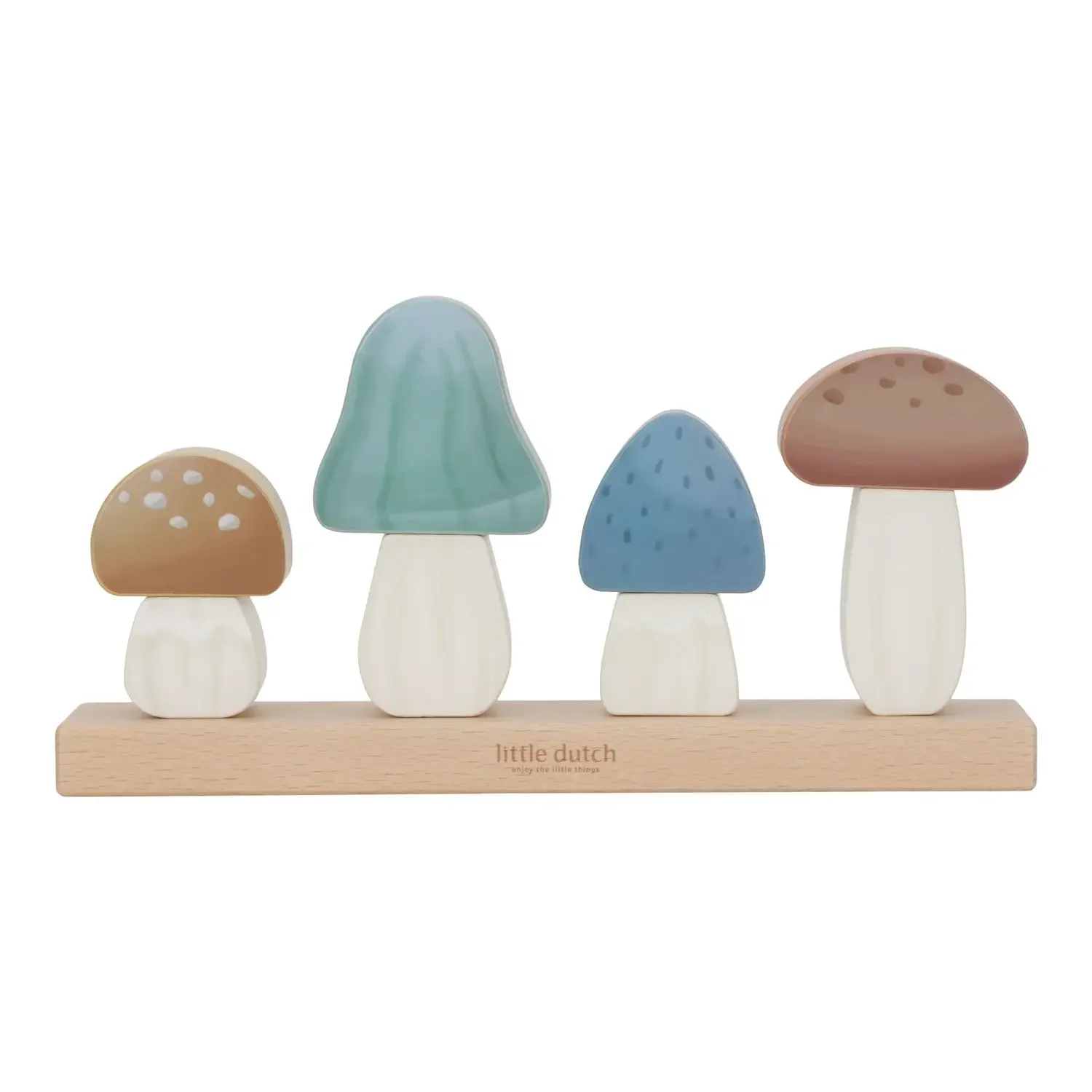 "Little Dutch Stapelspeelgoed, Stapelspel - Forest Friends, Vliegenzwammen image"