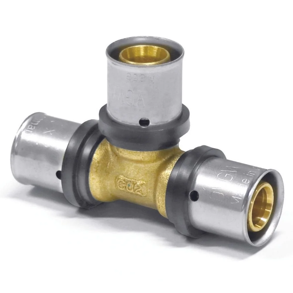 Persfitting T-stuk 20mm - Veilige en snelle installatie