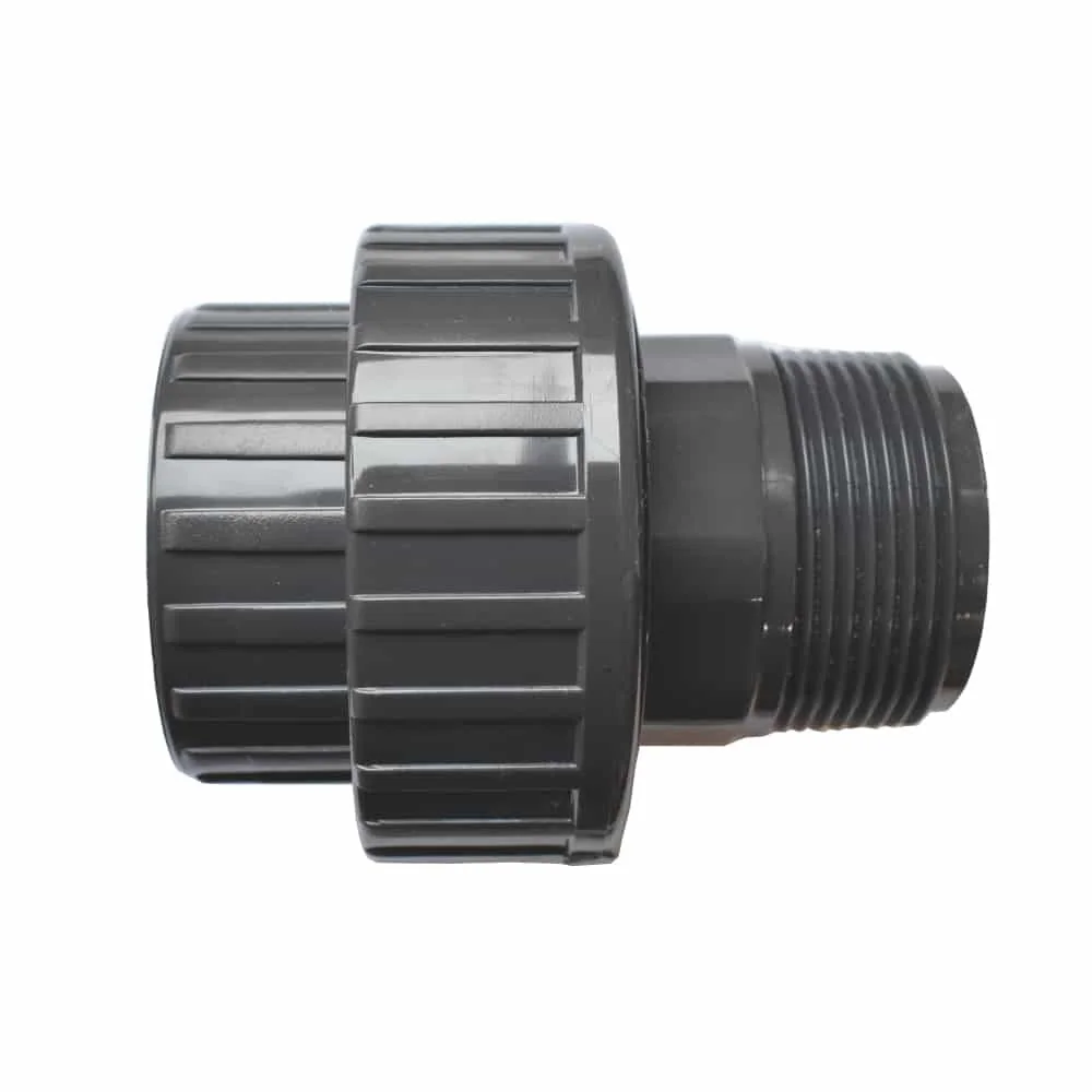 "PVC-U Verschraubing 1 1/2" IG x AG - Buiskoppeling image"