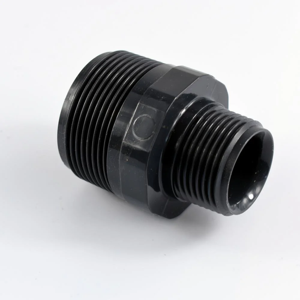 "PVC Verloopnippel 1 1/2" x 1" - PVC-U Dubbelnippel voor uw Rohrsystem image"