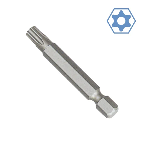 zeskant Bit met Gat T6H - 50mm S2 Staal