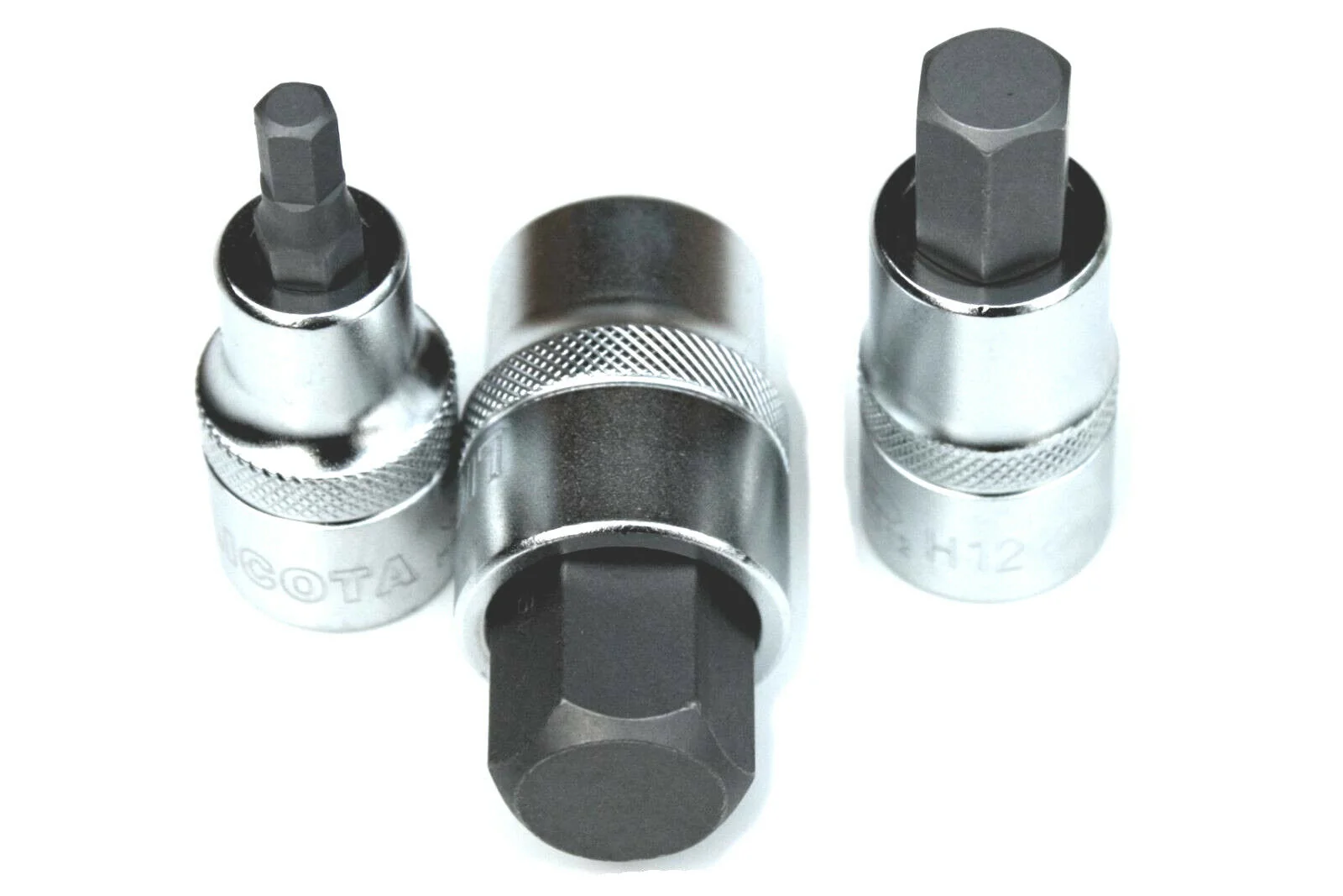 "1/2 inch zeskantsleutel Dop H5 - CrV Staal, Korte Uitvoering image"