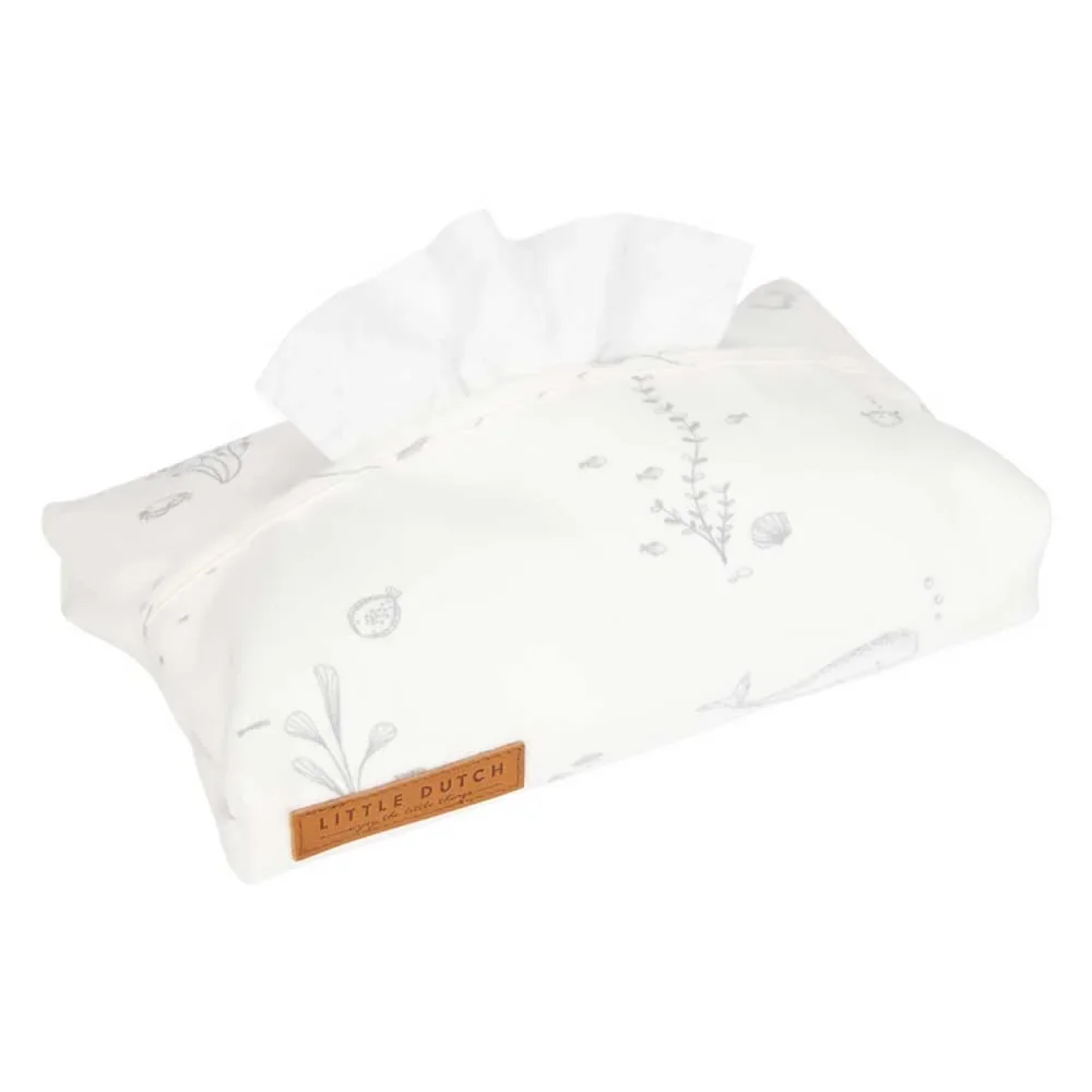 "Little Dutch vochtige doekjes doos cover "Ocean White image"