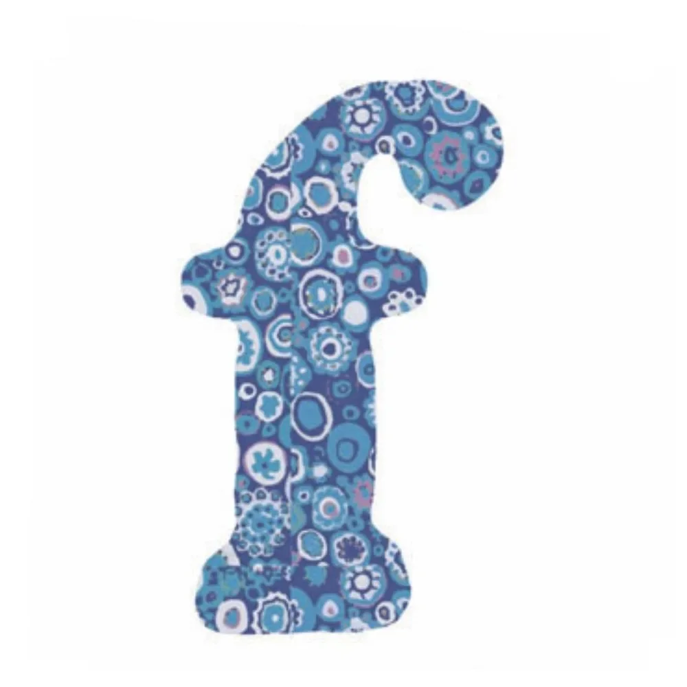 "Lilipinso stickers blauwe letter f image"