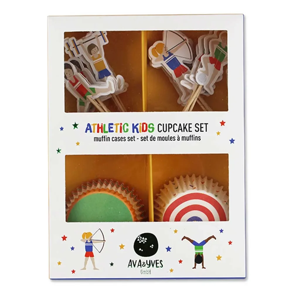 "Ava & Yves Cupcake Set Atleten image"