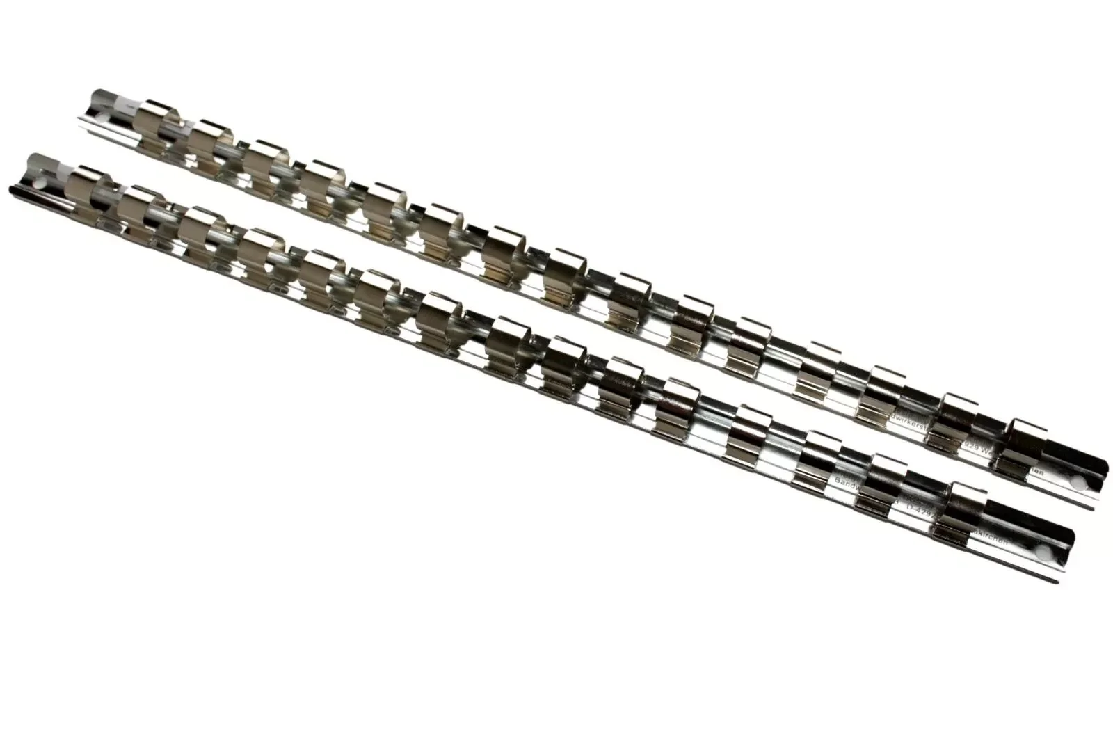 Dopsleutel Rail 1/4 inch - 15 Clips - Gereedschapswand