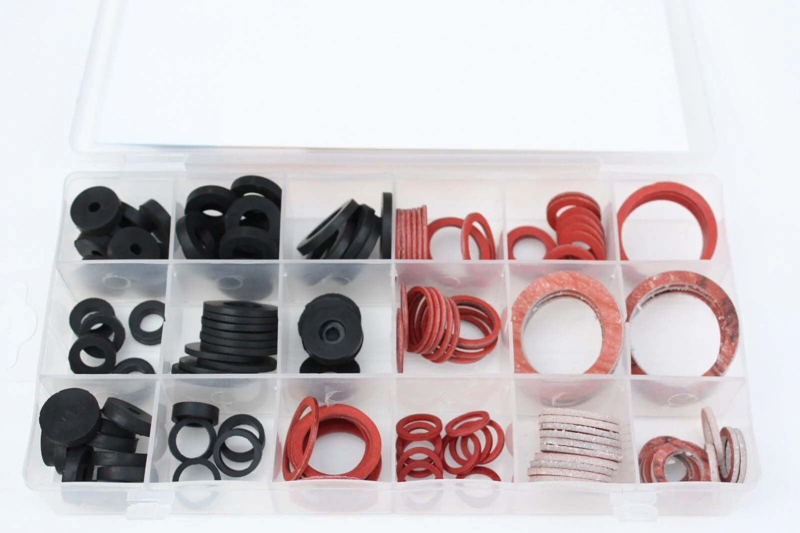 "Dichtingsset Sanitair, 141-delig, Rubber Dichtingen, Incl. Box image"