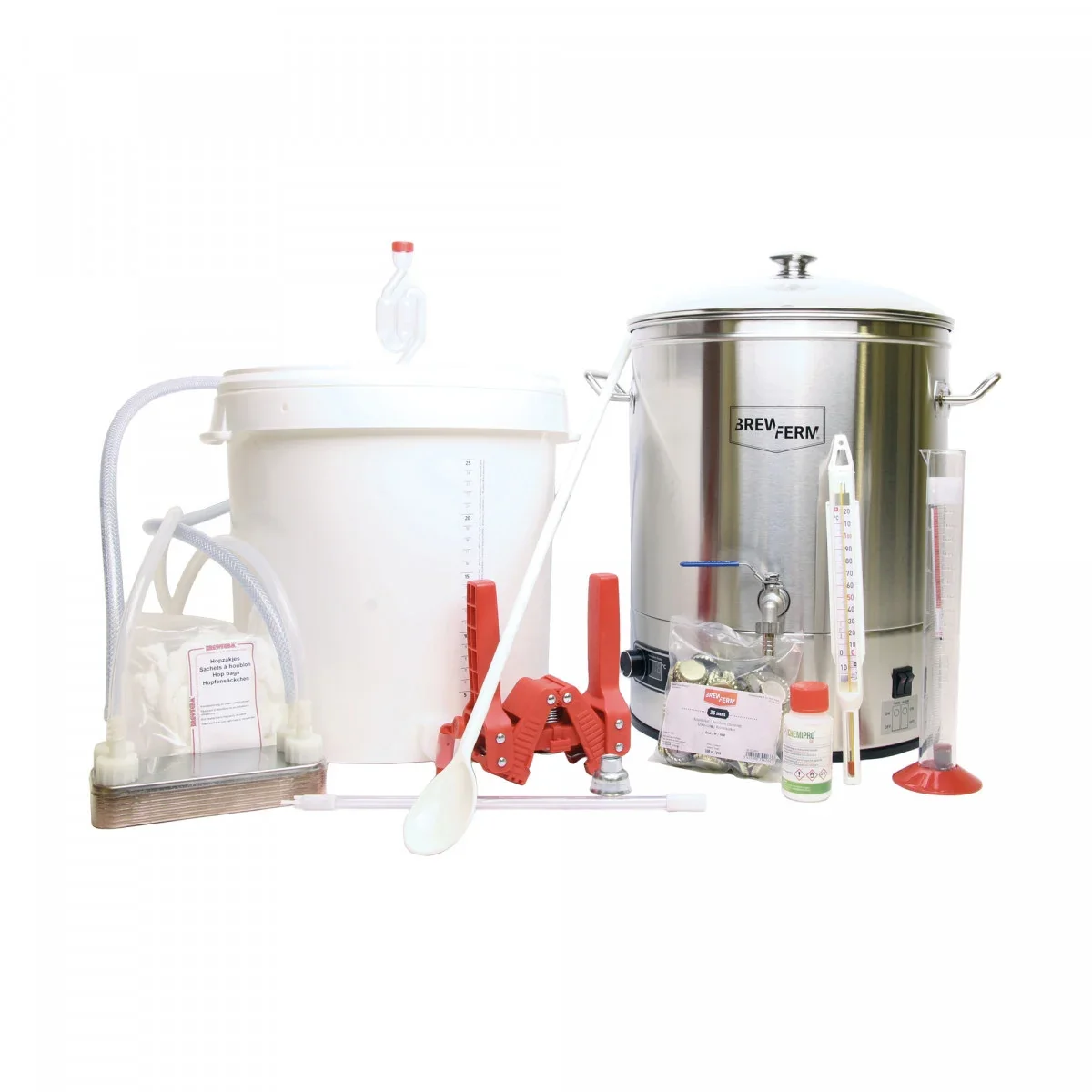 "Bierbrouw pakket, Bierbrouwset - Startpakket voor beginners, Brewferm MX image"