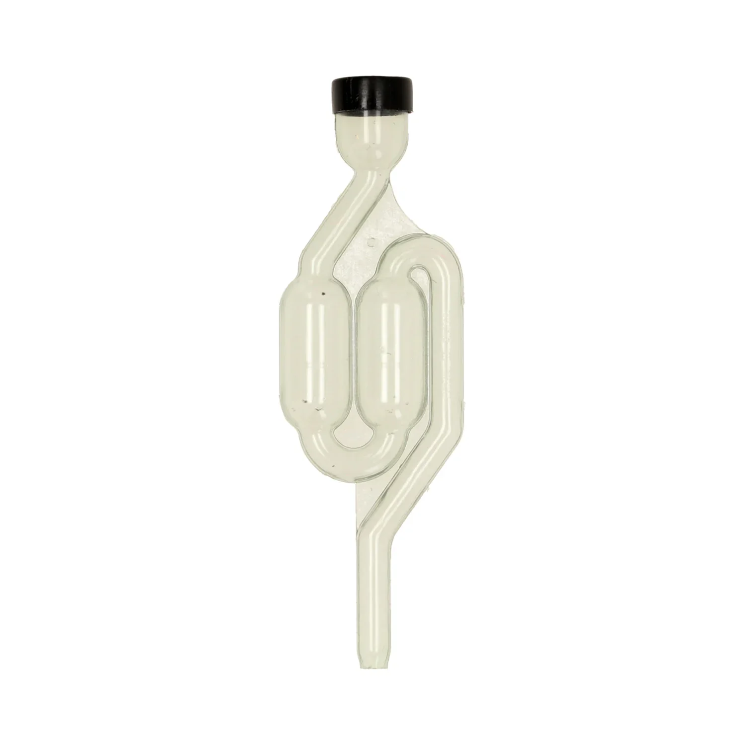 "Waterslot / buismodel met zwart dop / 1 stuk image"