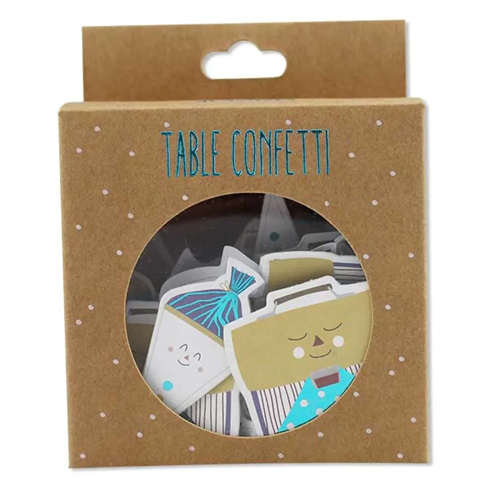 "Ava & Yves tafel confetti school inschrijving sterk image"