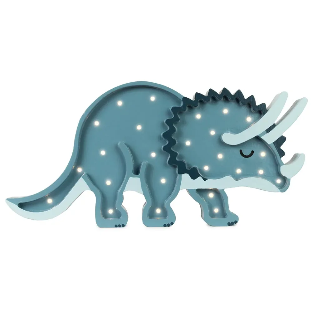 "little lights Led Deko Kinderlamp Dino donkerblauw image"