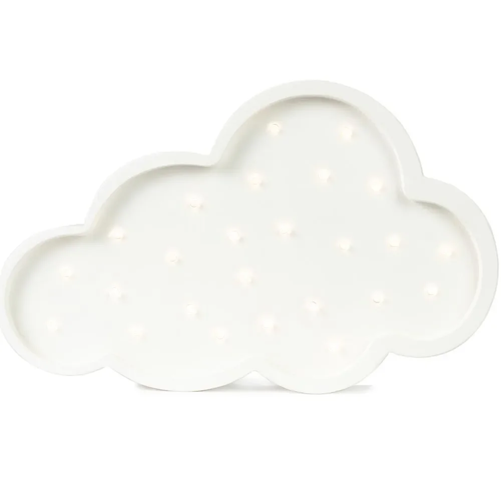 "little lights Led deco kinderlamp wolk wit image"