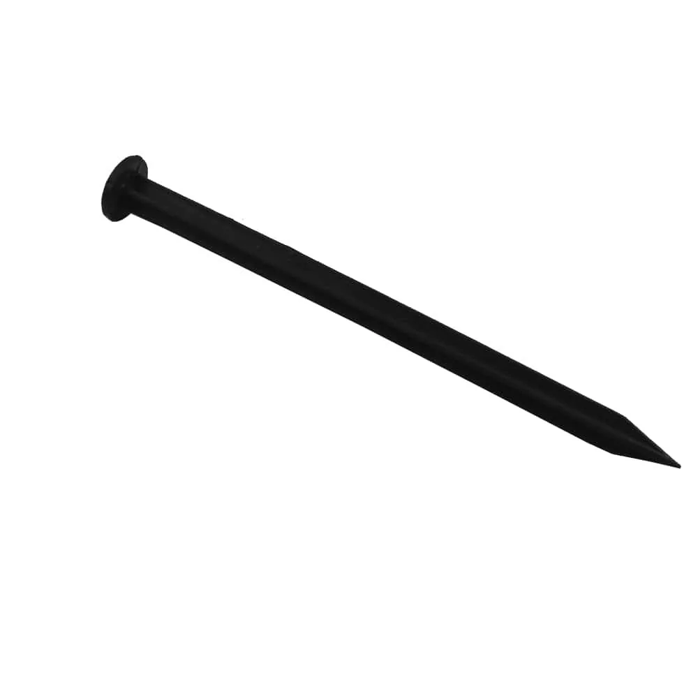 "Grondpennen 20cm - Zwart - Voor Rasenkanten en Gronddoek image"