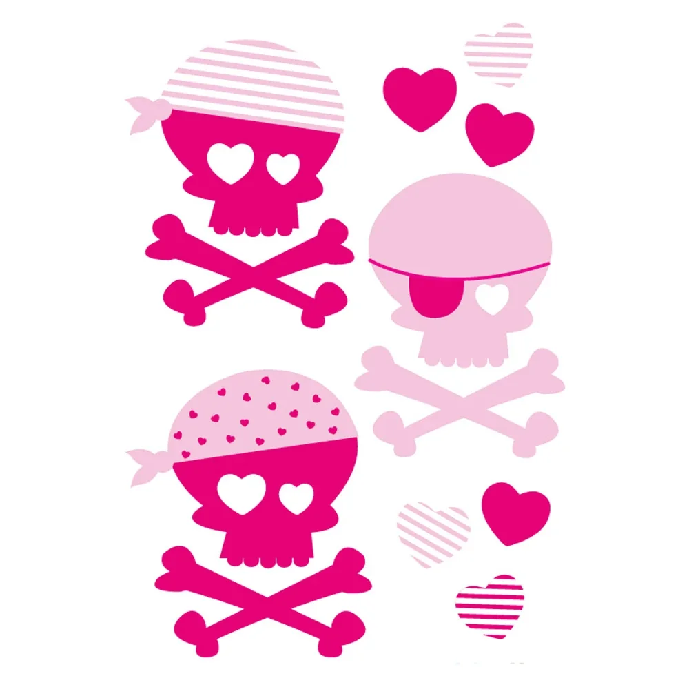 "Forwalls muursticker piraten roze image"