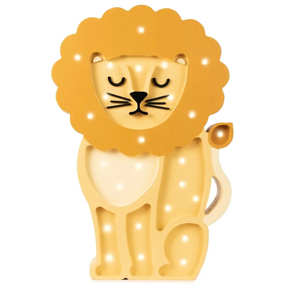 "little lights Led deco lamp leeuw image"