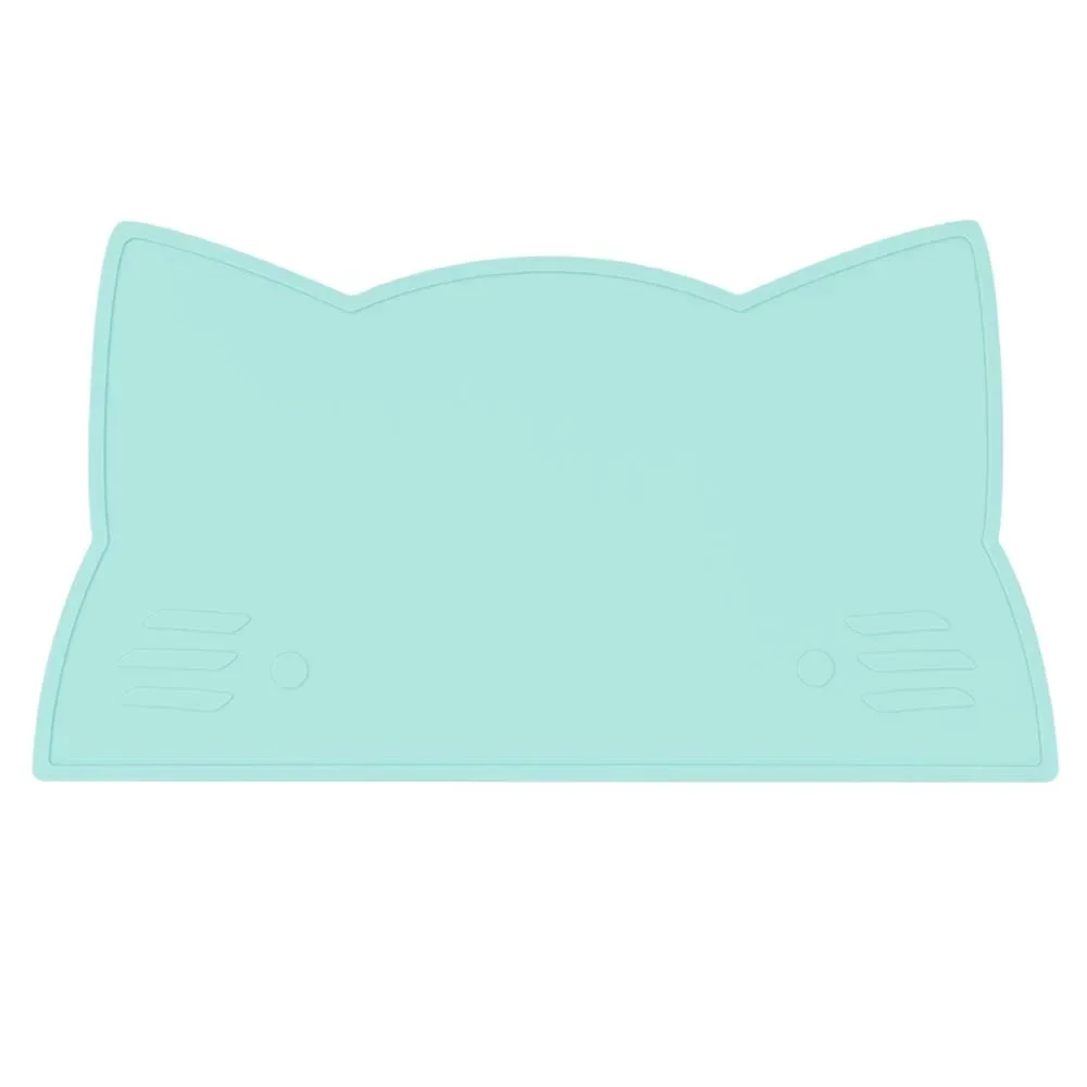 "We Might Be Tiny Kinder Placemat Silicone Kat mint image"