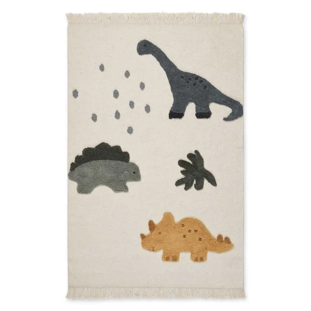 "Liewood "Bent" kindertapijt Dino beige Multi-Mix image"