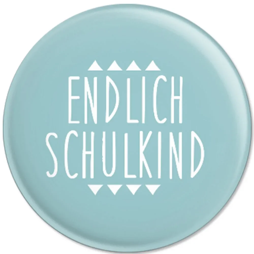 "Ava & Yves kinderknoop/speld eindelijk schoolkind blauw image"