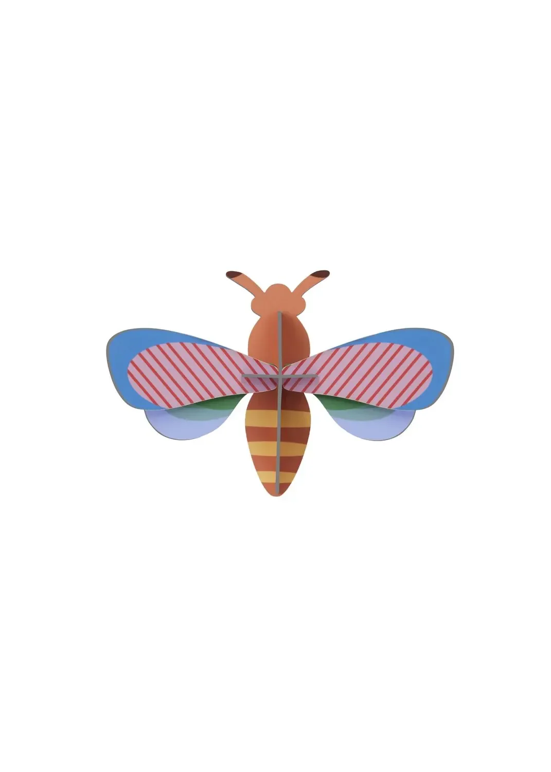 "Studio ROOF Ornament, knutselset, 3D wanddecoratie - honingbij image"