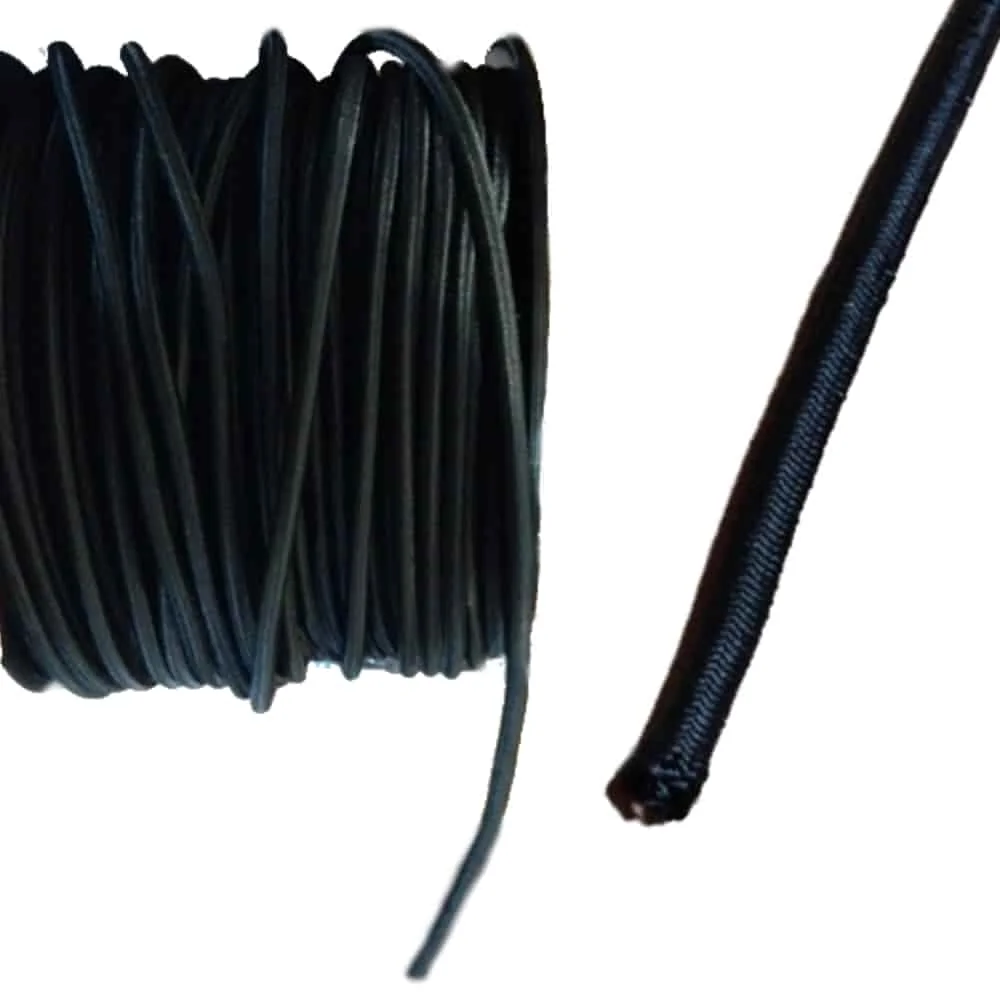 "Zwart Expanderseil 8 mm - 1m Elastisch Touw voor Planen & Meer image"