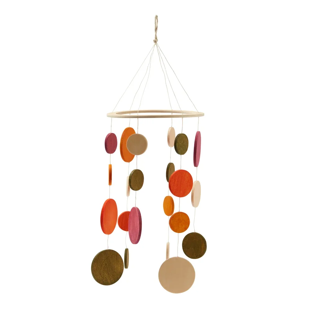 "Kids Concept kindermobiel cirkels hout oranje image"