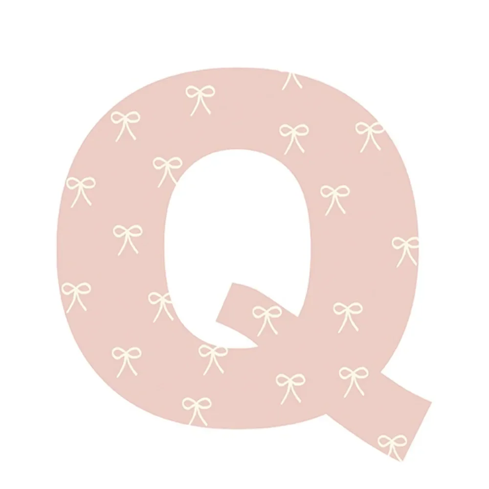 Lilipinso sticker letter gebloemd Q