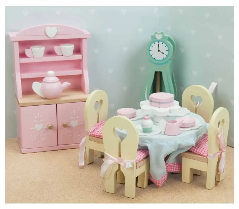 "Le Toy Van poppenhuis accessoires eetkamer Daisy Lane image"