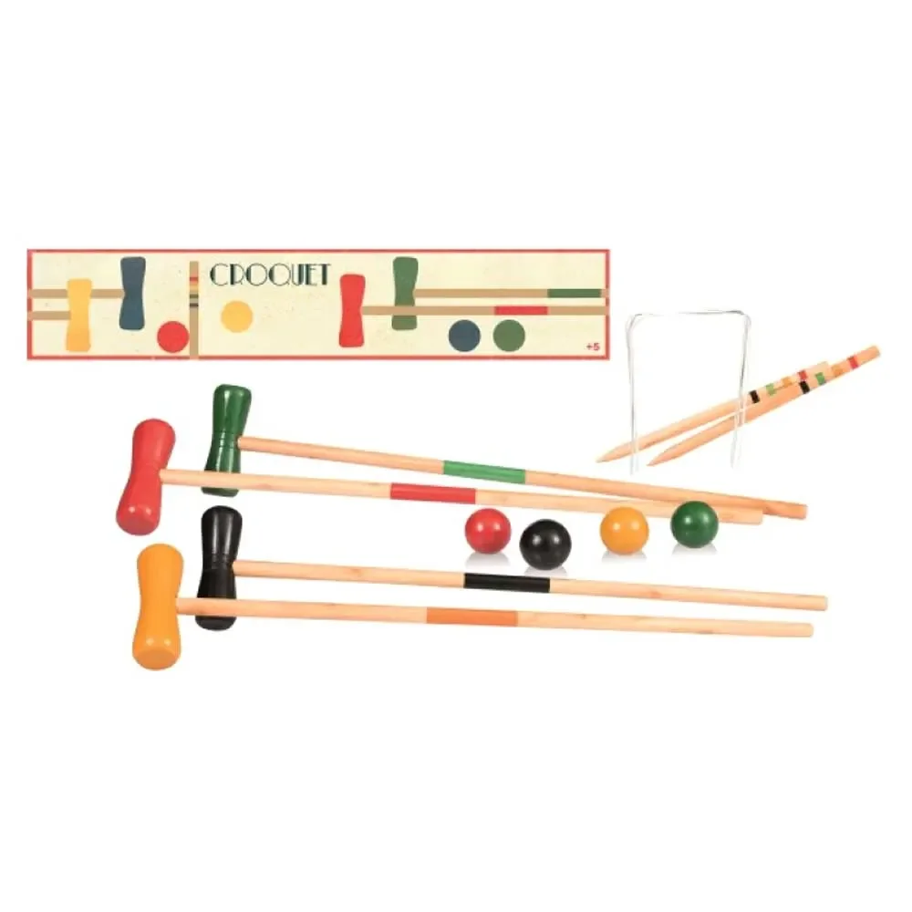"Egmont Toys Croquet spel hout image"