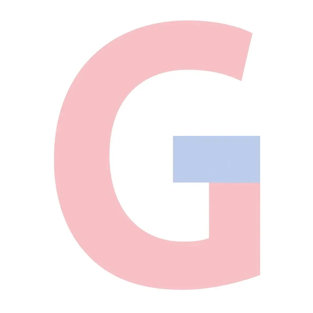 "Lilipinso muursticker happy letter G image"