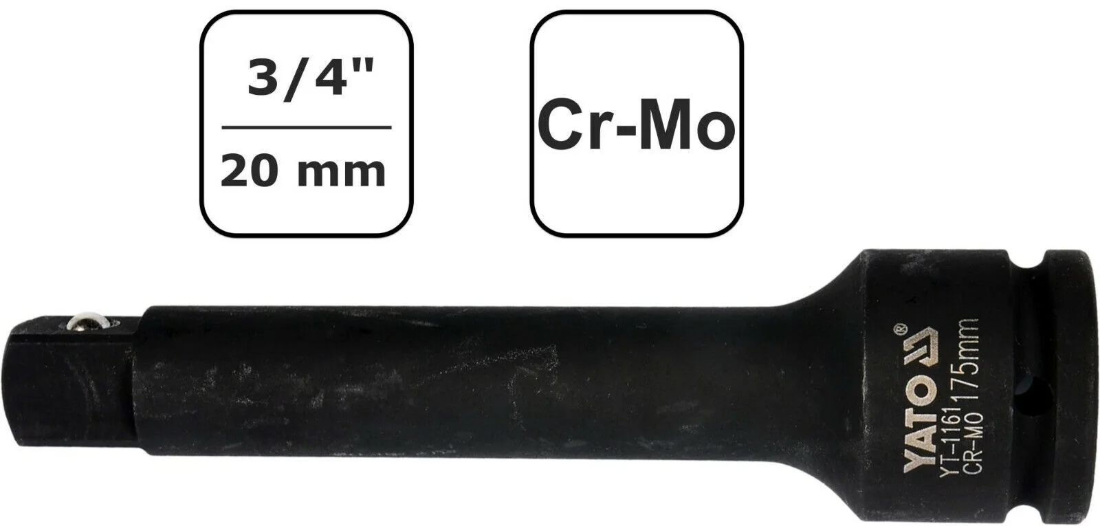 "3/4 Verlengstuk, 175mm, Cr-Mo, Slagmoersleutel image"