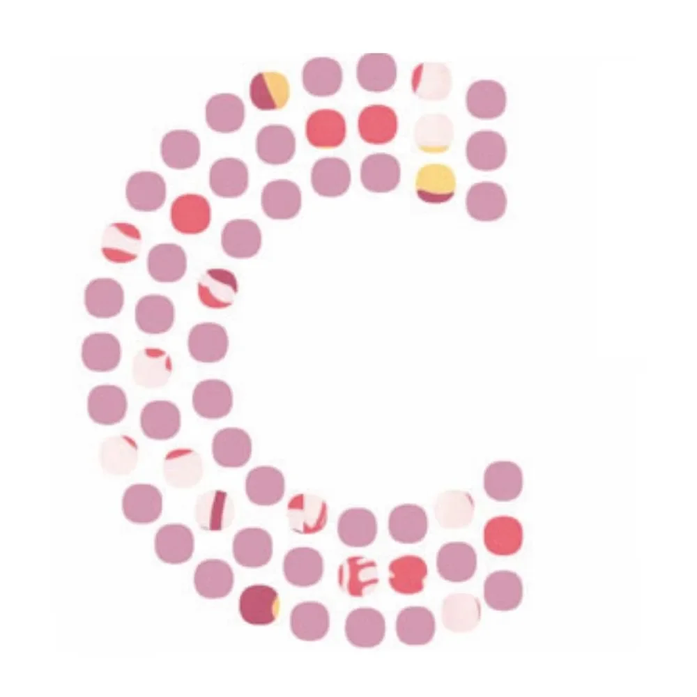 "Lilipinso sticker roze letter c image"