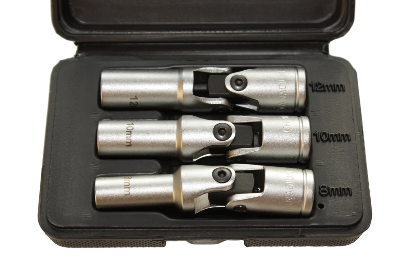 "Gloeibougiesleutel Set 3/8", 8-12mm met Gelenk & Koffer image"