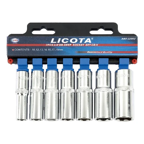 "3/8 Dopsleutelset, 10-19 mm, 6pt, Kracht Dopsleutelset image"