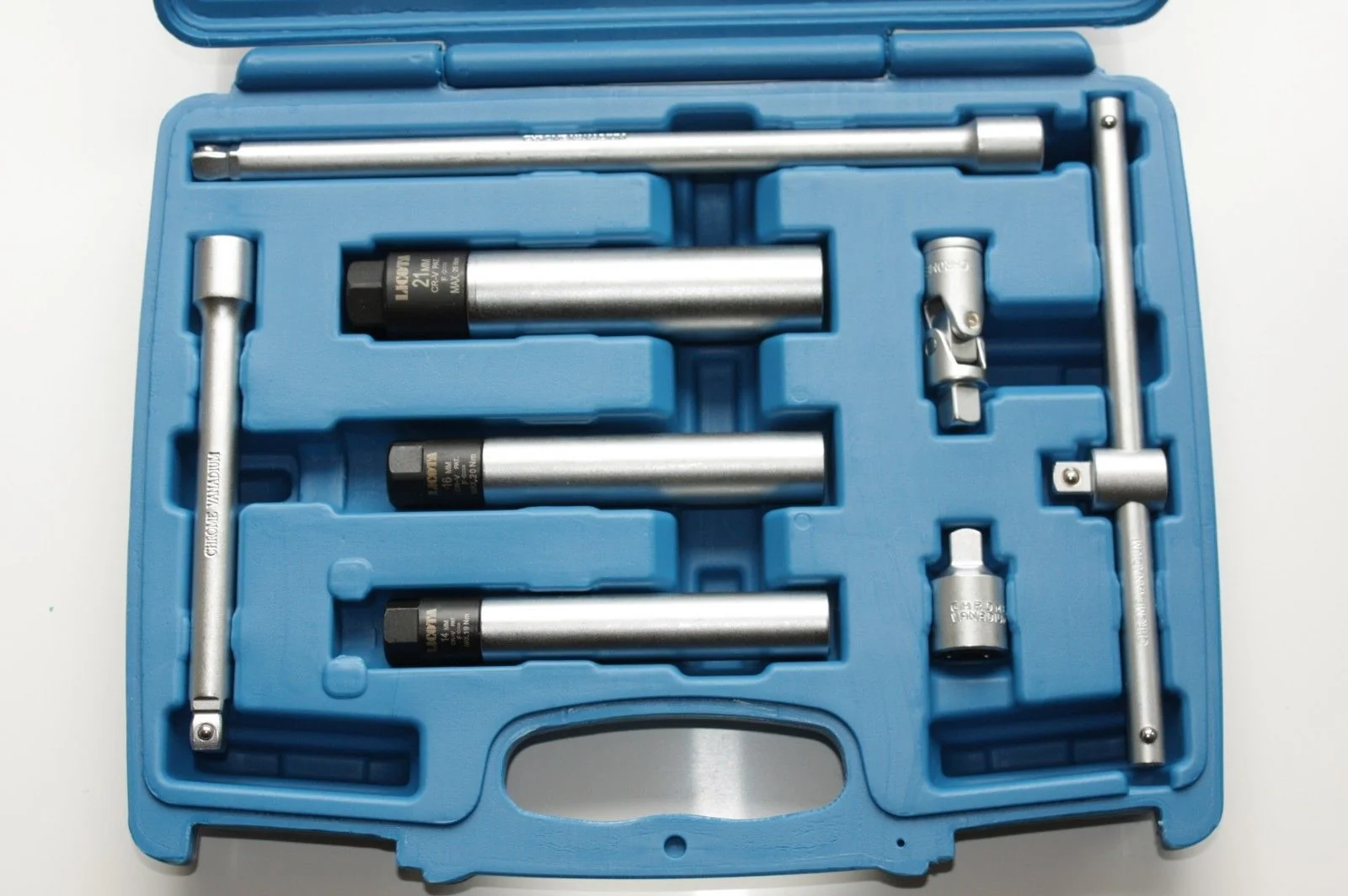"Torsiesleutel Set 3/8", Bougiesleutel, 14mm, 16mm, 21mm image"