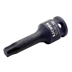 zeskant Dop T40, 3/8", Chrom-Molybdeenstaal