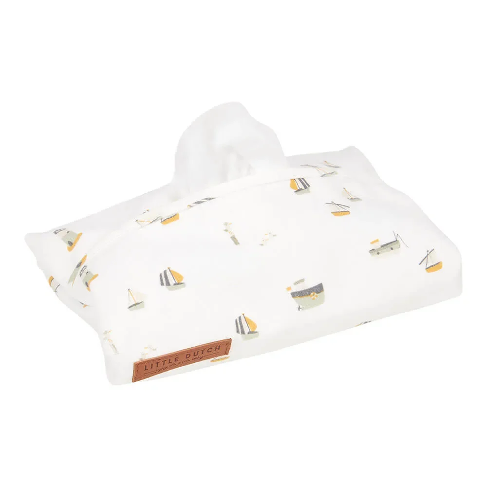 Little Dutch wet wipe box cover "Sailors Bay" wit