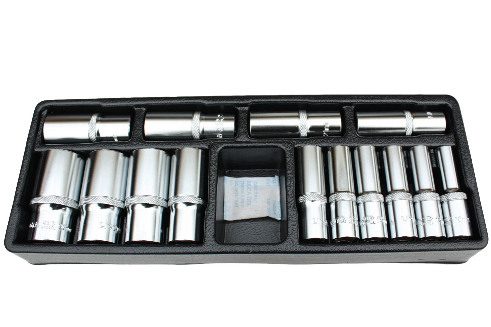 "Steekdoppenset 1/2 inch, 14-delig, 10-32mm, Cr-V kwaliteit image"