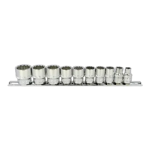 "3/8" Industriële Dopsleutelset 8-22mm - Chroom-Vanadium Staal image"