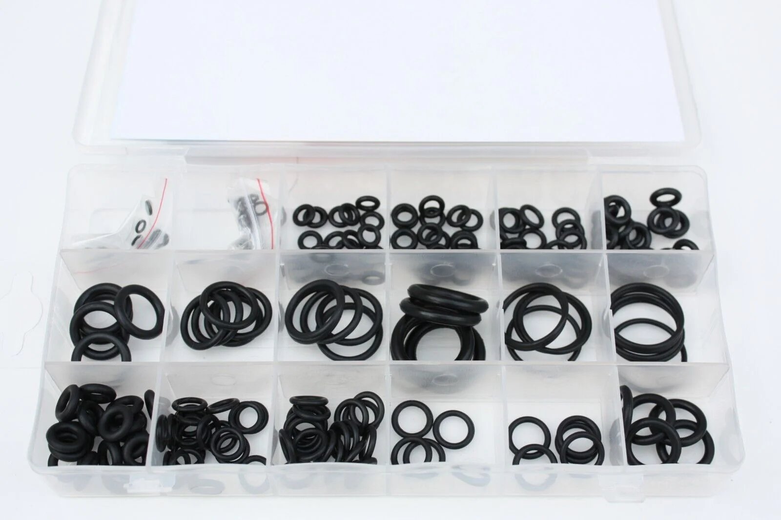 "O-ringen set, 225 stuks, Rubberen O-ringen assortiment image"