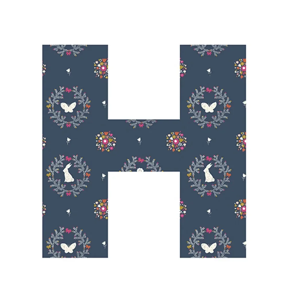 "Lilipinso sticker letter gebloemd H image"