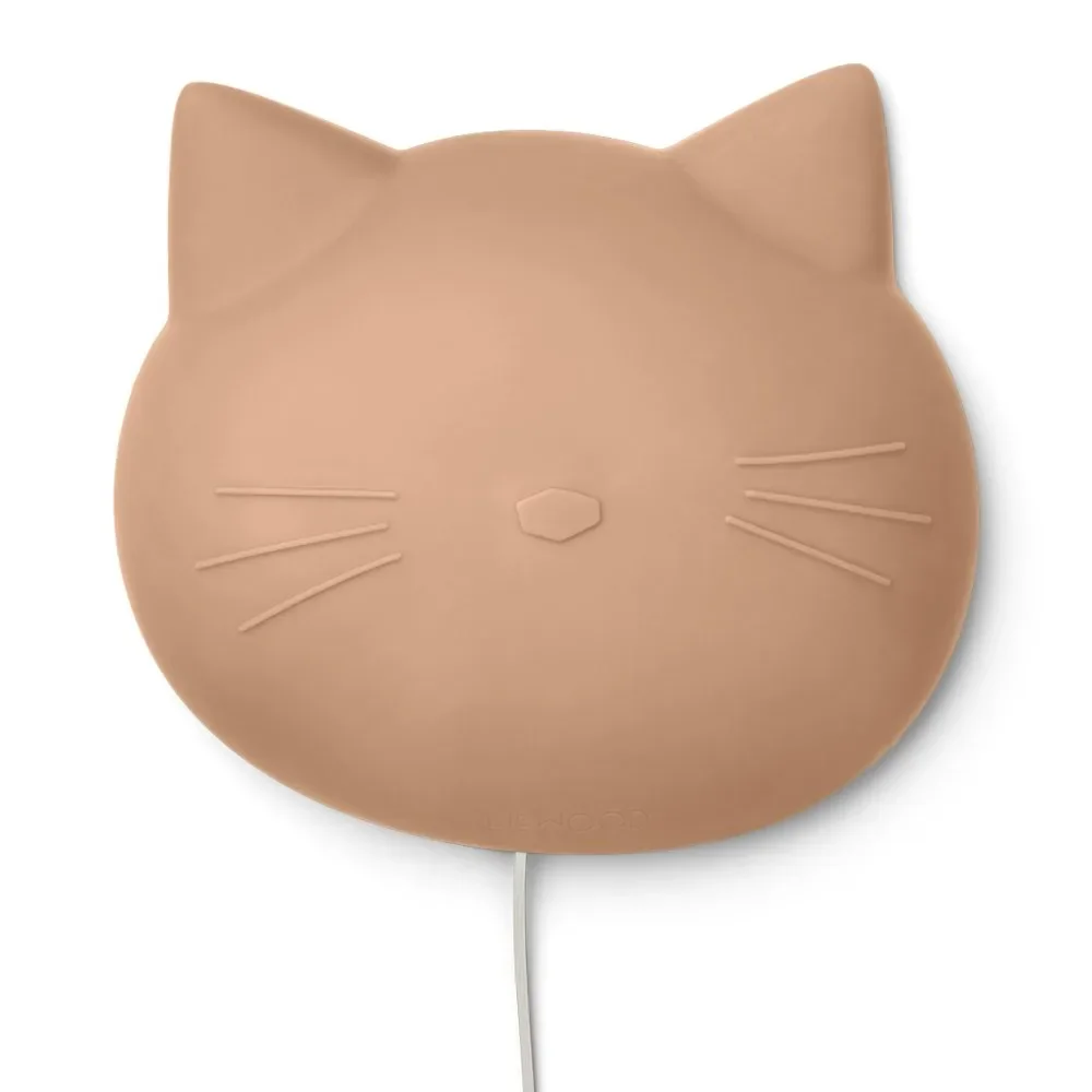 "Liewood wandlamp "Vega" kat silicone toscane roze image"
