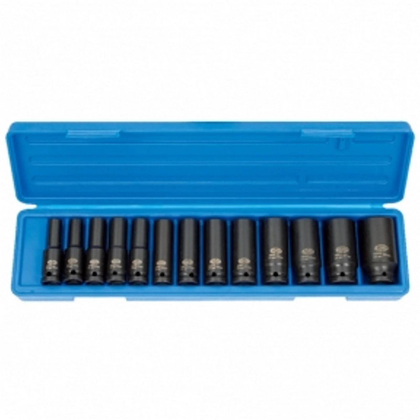 "Slagmoersleutel Doppen Set 1/2", 10-30mm, 13-delig, Chroom-Molybdeenstaal image"
