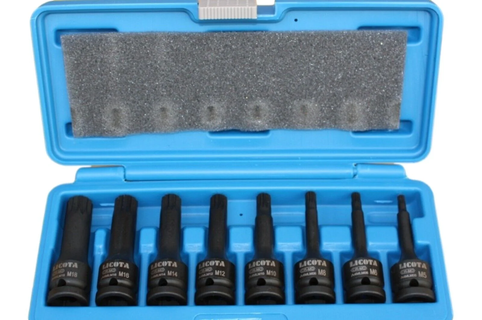 "Slagmoersleutel Dop Set 1/2", Ribe Spline M5-M18, 8-delig image"