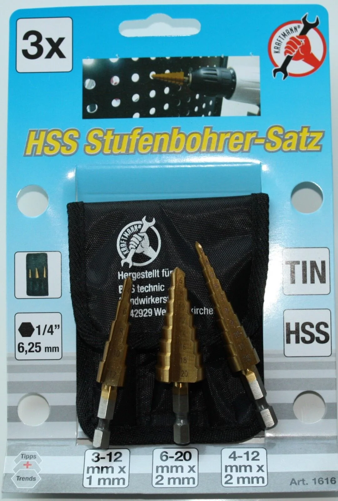 "HSS Stappenboor Set - Metaalboor Set voor Precisie image"