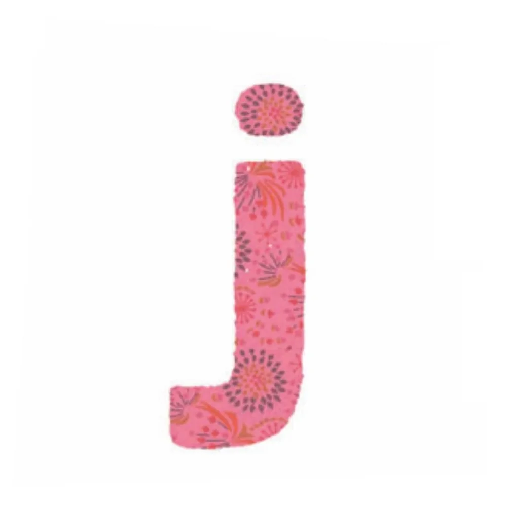 "Lilipinso stickers roze letter j image"